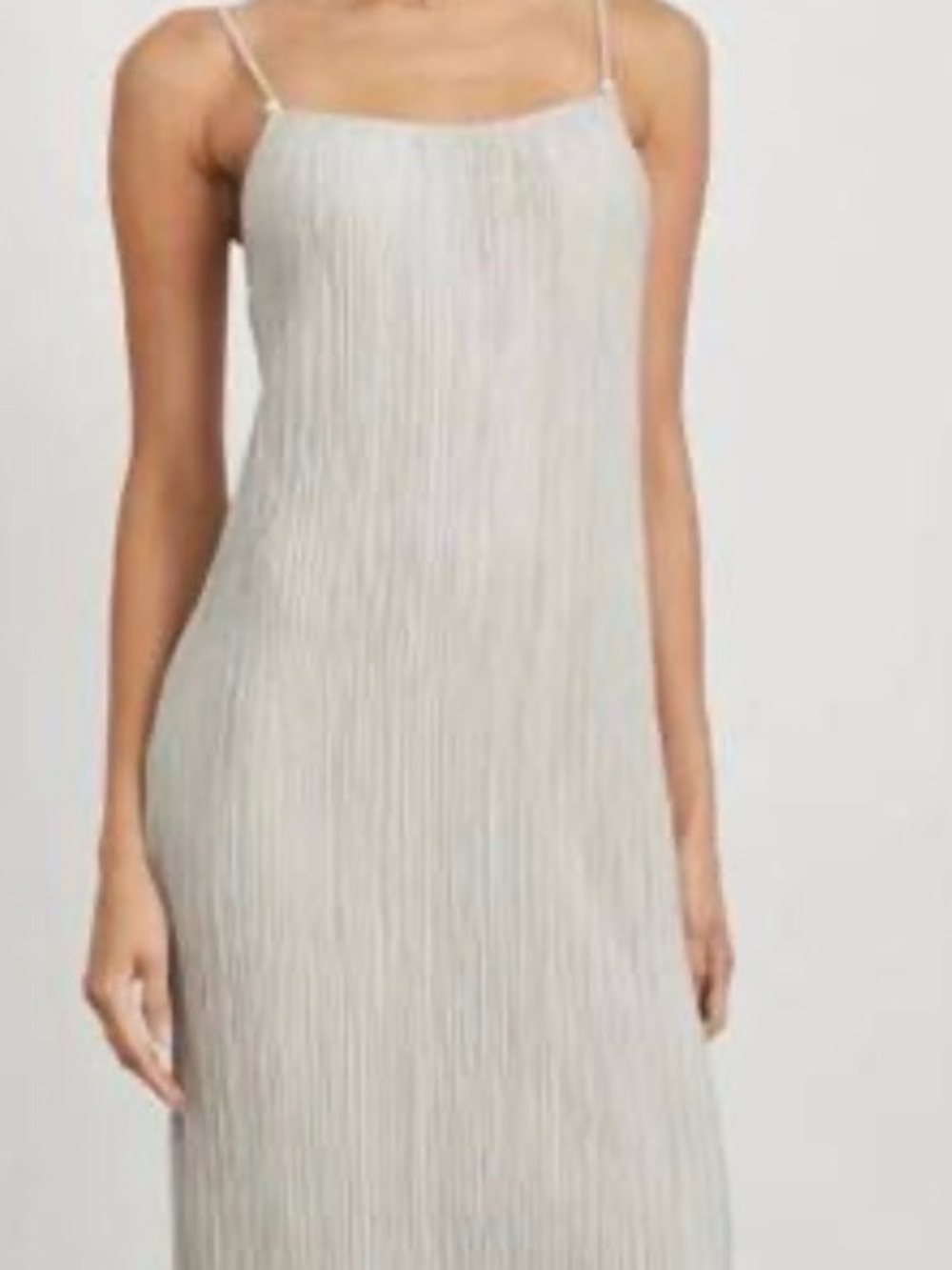 👠Chic Strapless Cream Dress